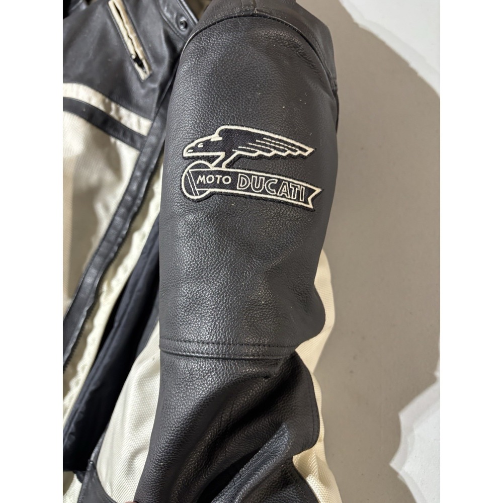 Vintage‎ Ducati Performance Leather Motorcycle Jacket Size XL (With Pad) - Picture 6 of 11